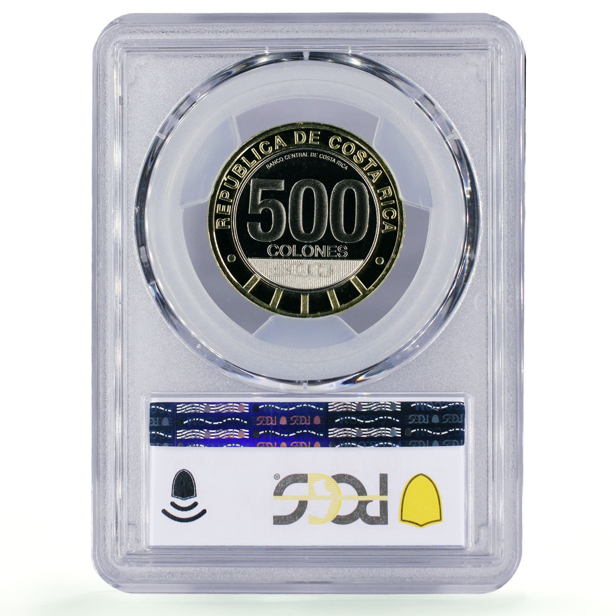 Costa Rica 500 colones Partido de Nicoya Annexation PR69 PCGS bimetal coin 2024
