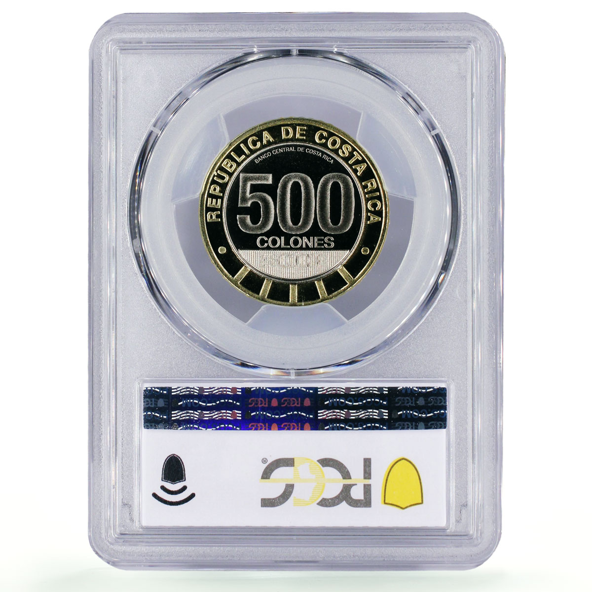 Costa Rica 500 colones Partido de Nicoya Annexation PR70 PCGS bimetal coin 2024