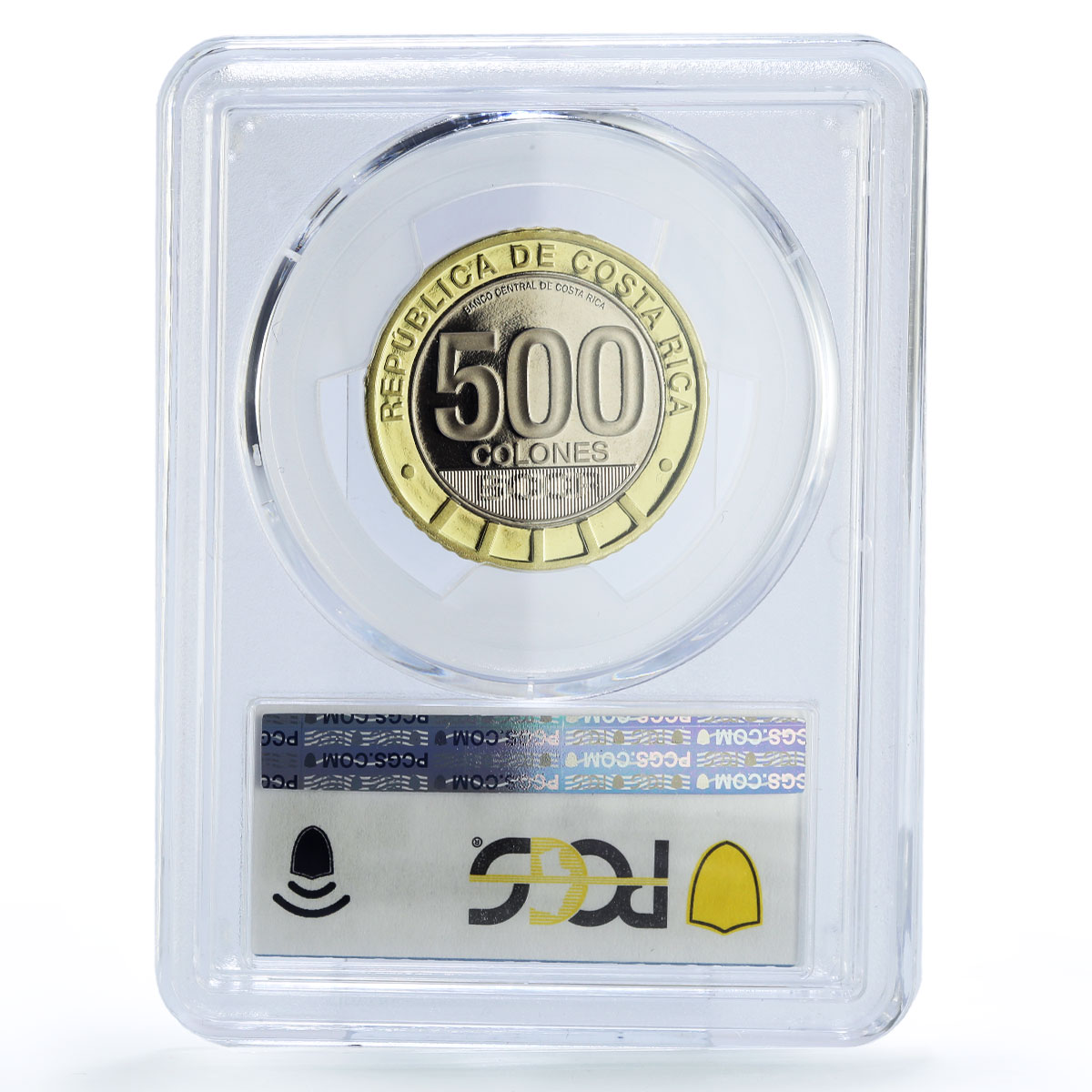 Costa Rica 500 colones Partido de Nicoya Annexation PR67 PCGS bimetal coin 2024