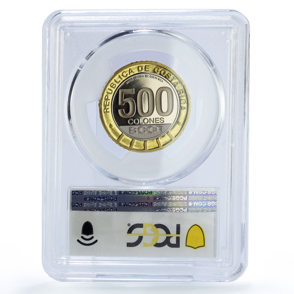 Costa Rica 500 colones Partido de Nicoya Annexation PR68 PCGS bimetal coin 2024