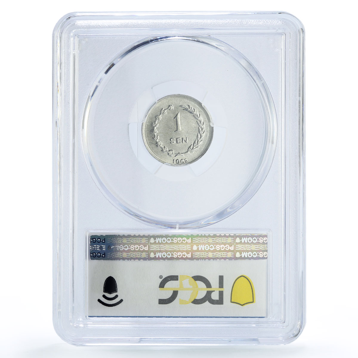 Indonesia Irian Barat 1 sen President Sukarno KM-5 MS64 PCGS aluminum coin 1962