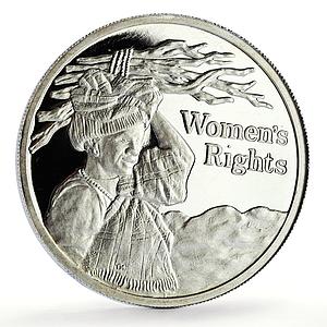 Zambia 500 kwacha Human Rights Women's Rights Politics proof silver coin 1994