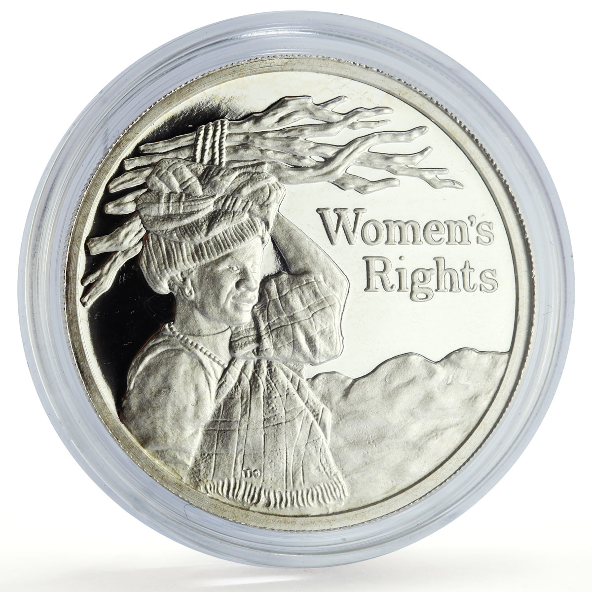 Zambia 500 kwacha Human Rights Women's Rights Politics proof silver coin 1994