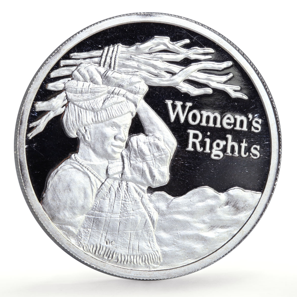 Zambia 500 kwacha Human Rights Women's Rights Politics proof silver coin 1994