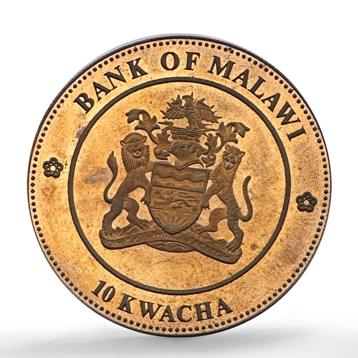 Malawi 10 kwacha Vice President Inauguration SP Pattern silver coin 2004