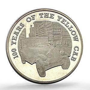 Malawi 10 kwacha Yellow Car 30th Anniversary SP Pattern silver coin 2010