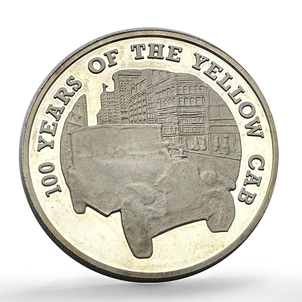 Malawi 10 kwacha Yellow Car 30th Anniversary SP Pattern silver coin 2010
