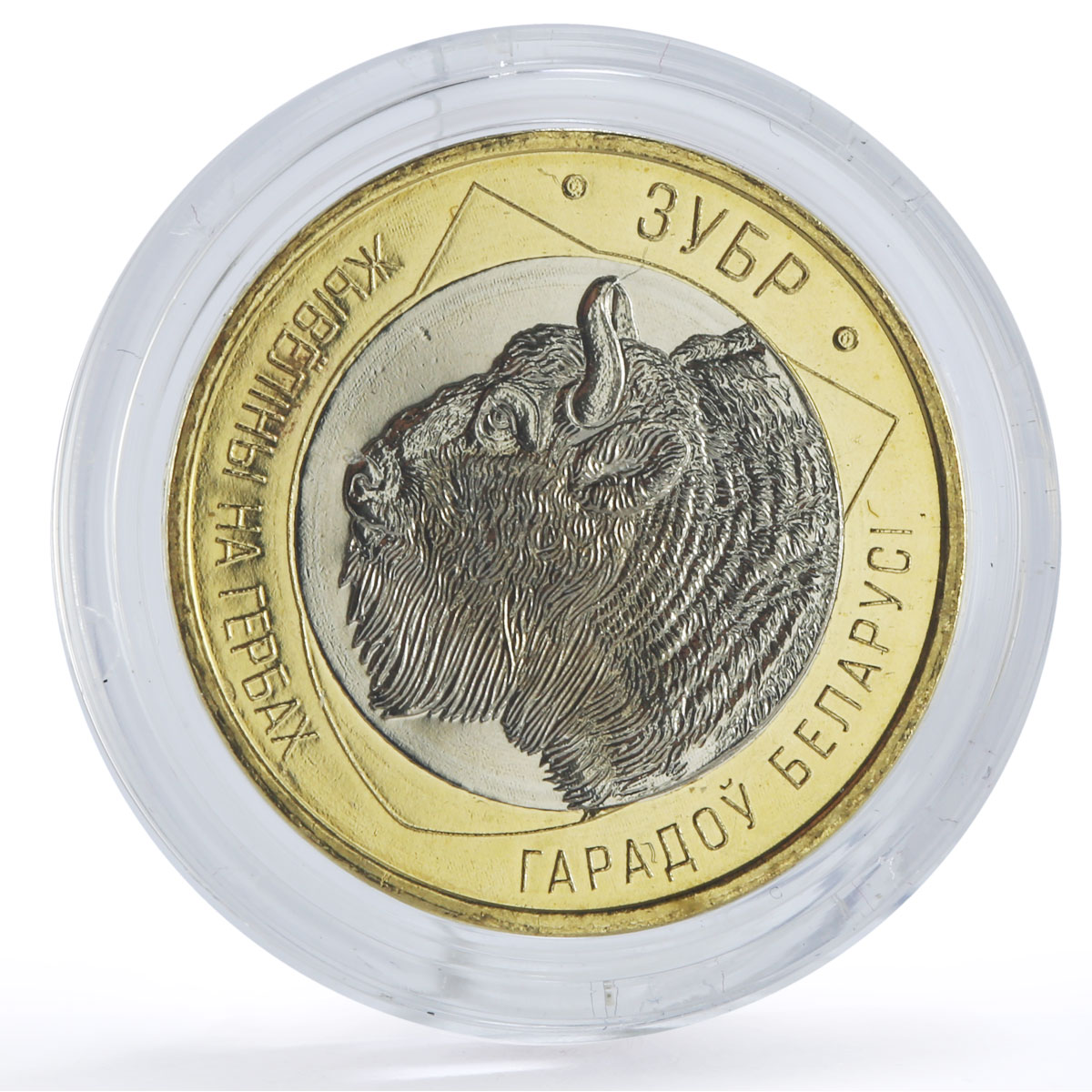 Belarus 2 roubles x 5 Set Bison Deer Lion Lynx Wolf Animals Fauna coins 2021