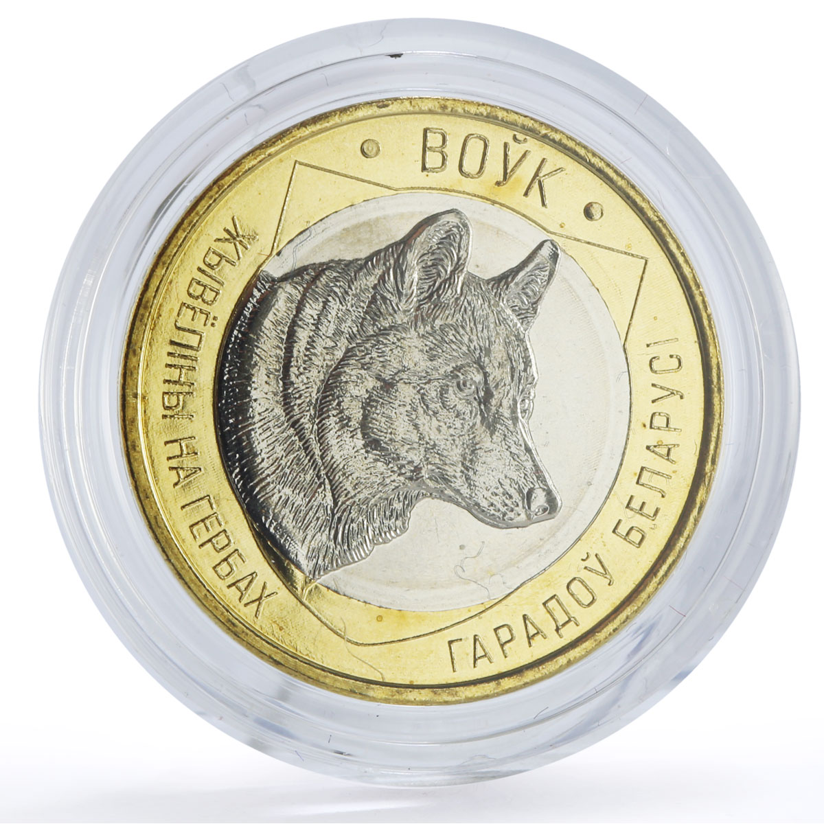Belarus 2 roubles x 5 Set Bison Deer Lion Lynx Wolf Animals Fauna coins 2021