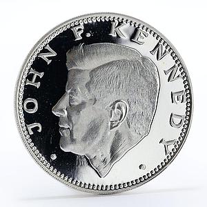 Paraguay 150 guaranies John F. Kennedy president proof silver coin 1974