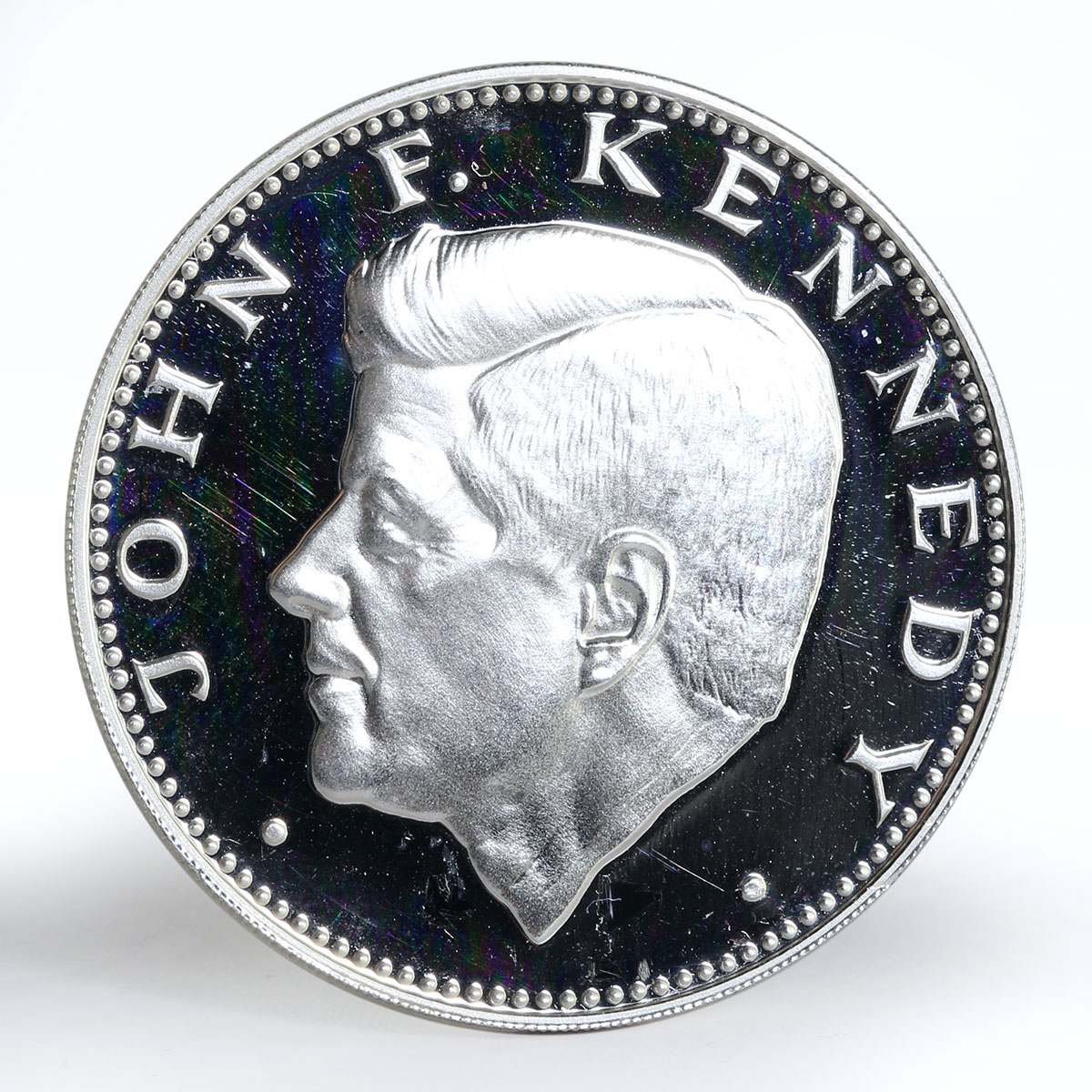 Paraguay 150 guaranies John F. Kennedy president proof silver coin 1974