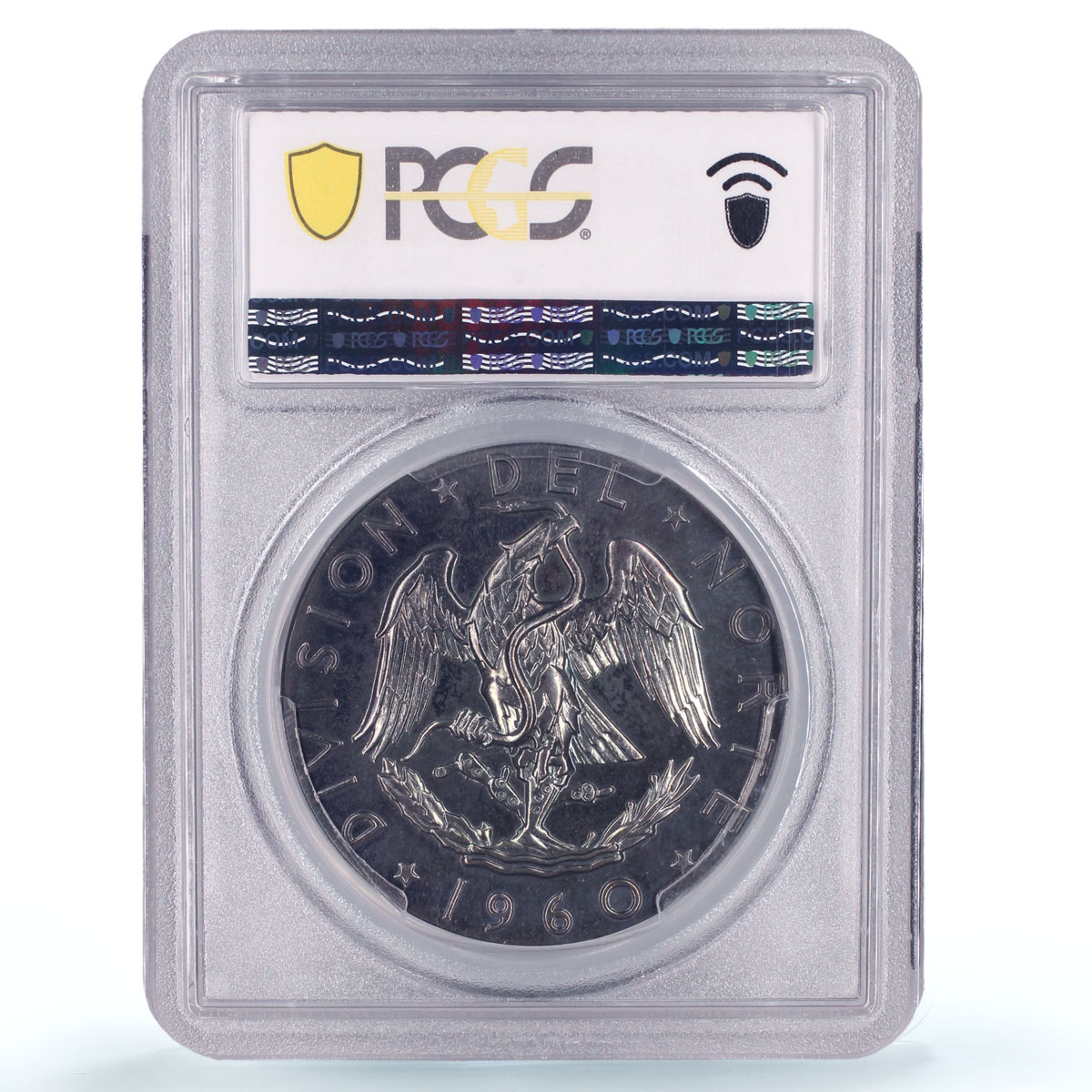 Mexico General Francisco Villa Horseman Politics SP65 PCGS silver medal 1960