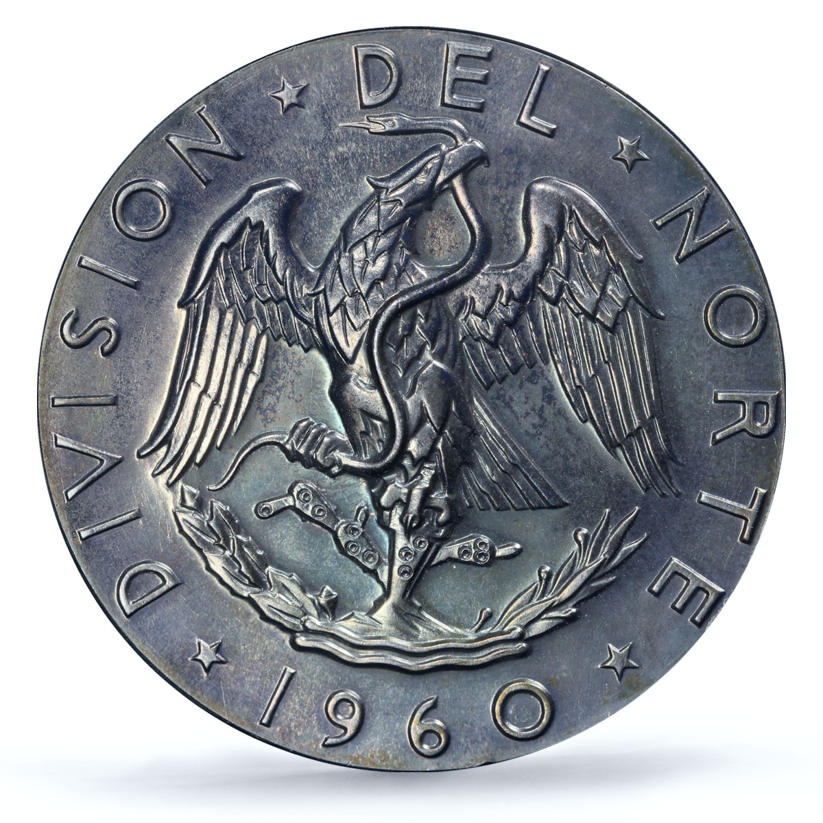 Mexico General Francisco Villa Horseman Politics SP65 PCGS silver medal 1960