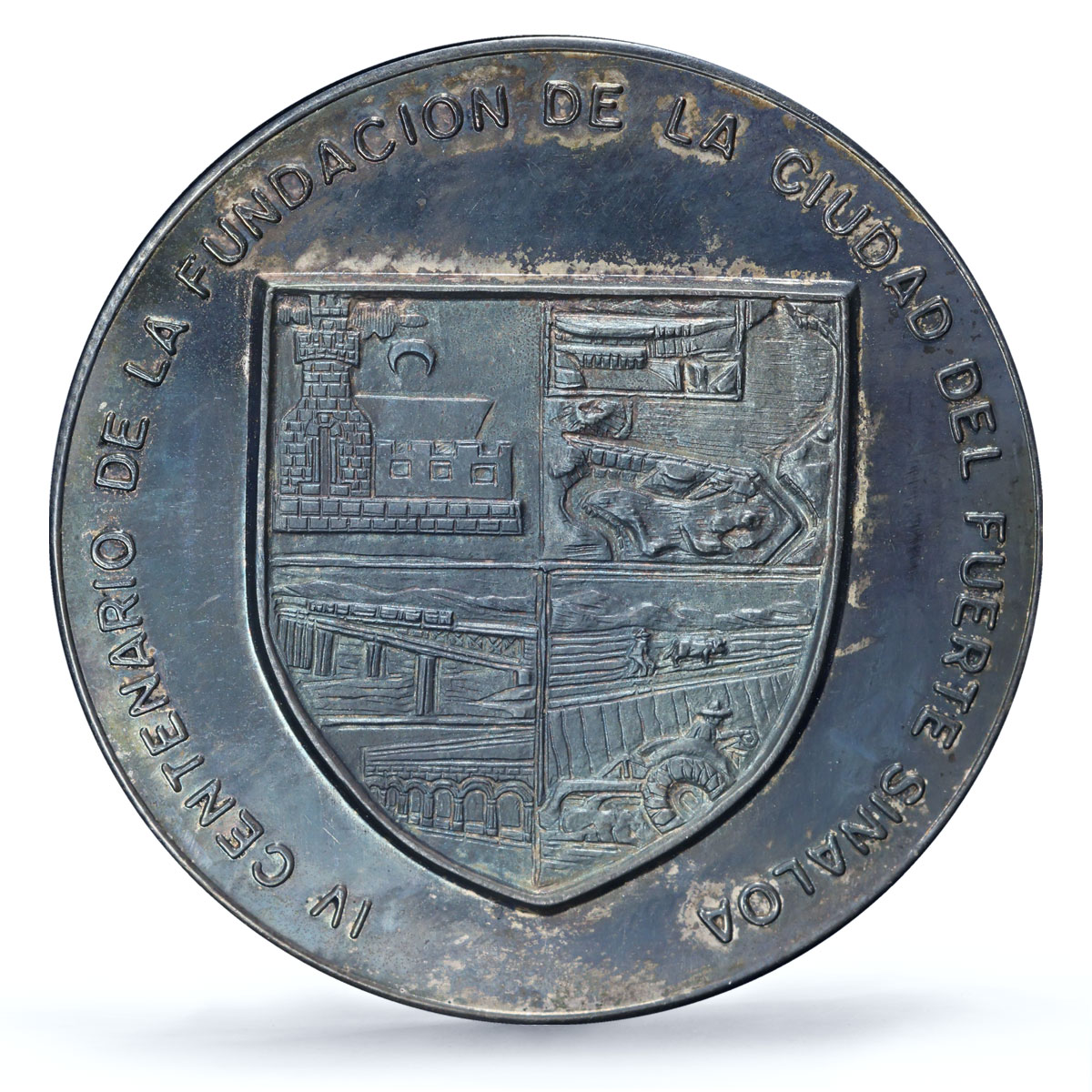 Mexico Explorer Francisco Ibarra 400th Anniversary SP64 PCGS silver medal 1964