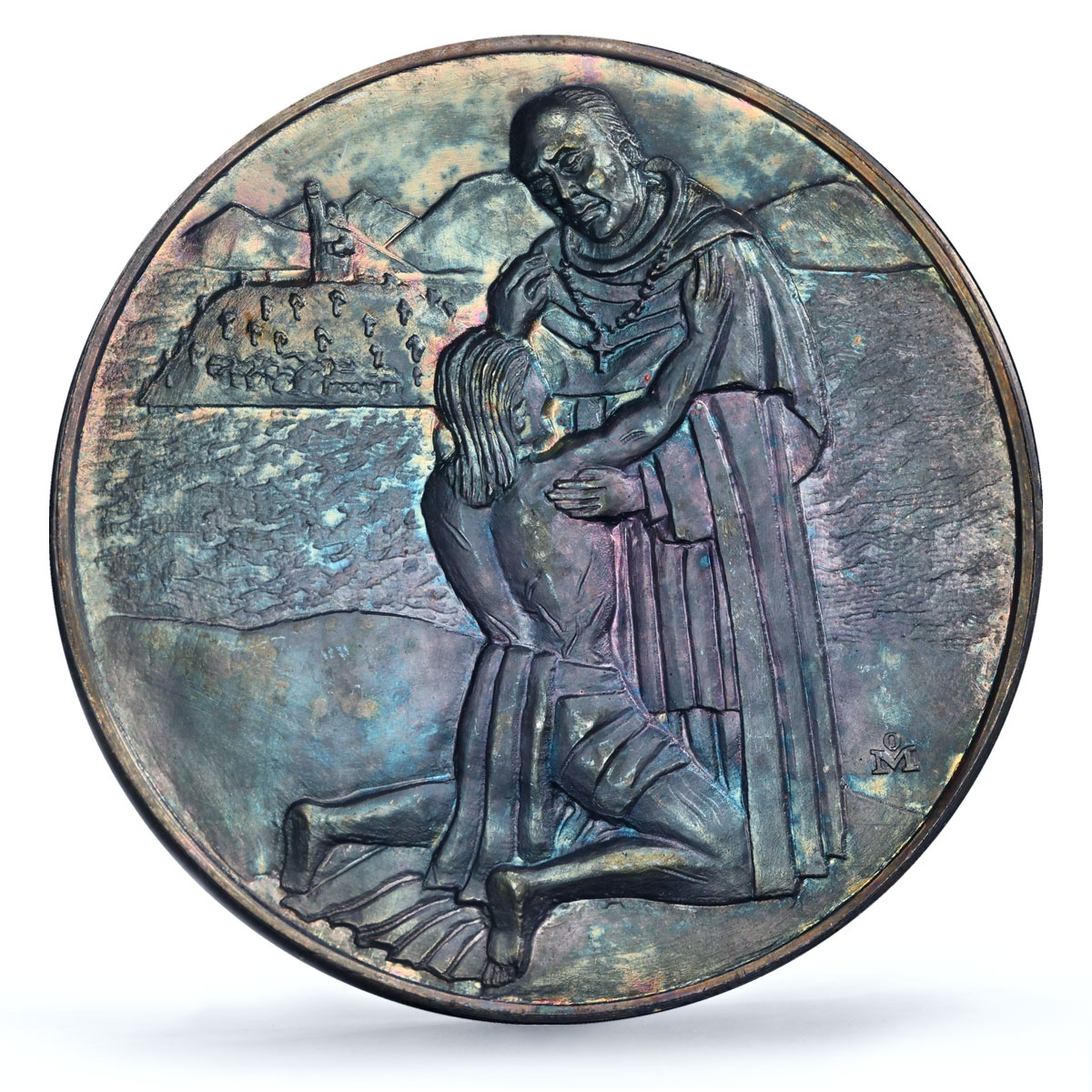 Mexico Michoacan Bishop Vasco de Quiroga Religion SP65 PCGS silver medal 1965