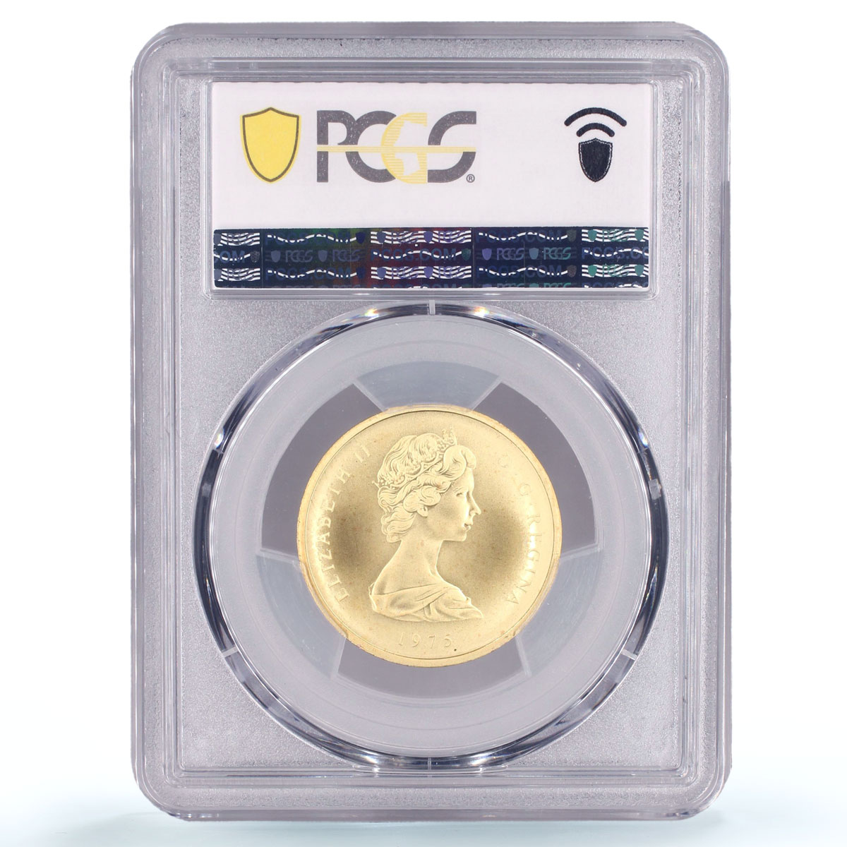 Turks and Caicos 100 crowns Friendship 7 Aurora 7 Space MS69 PCGS gold coin 1975
