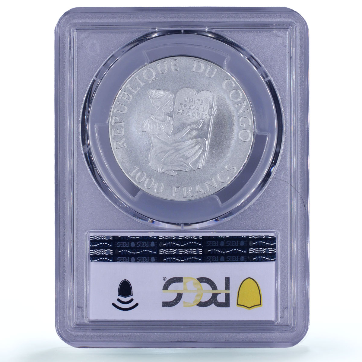 Congo 1000 francs Sydney Olympic Games Boxing Piefort MS70 PCGS silver coin 1998