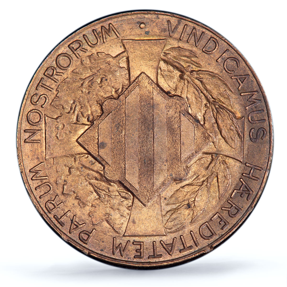 Spain Catalonia 5 centimos Union Coinage St. George MS65 PCGS copper coin 1900