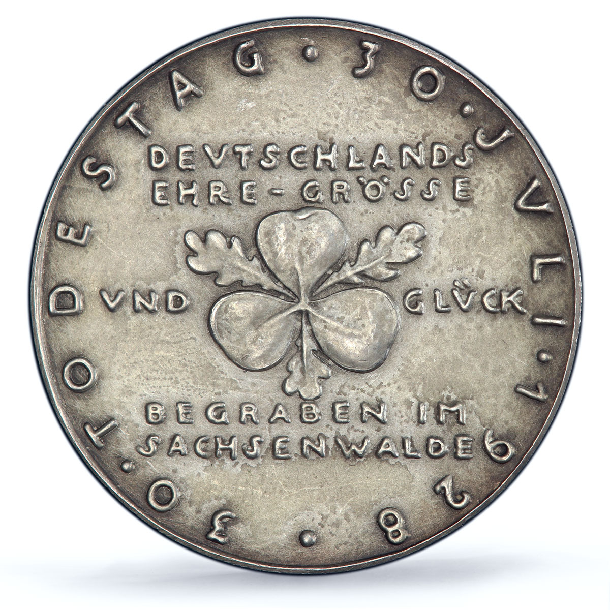 Germany Reich Otto von Bismarck Politics Matte SP63 PCGS silver medal 1928