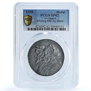 Germany Augsburgische Confession Luther Melanchton SP62 PCGS silver medal 1930