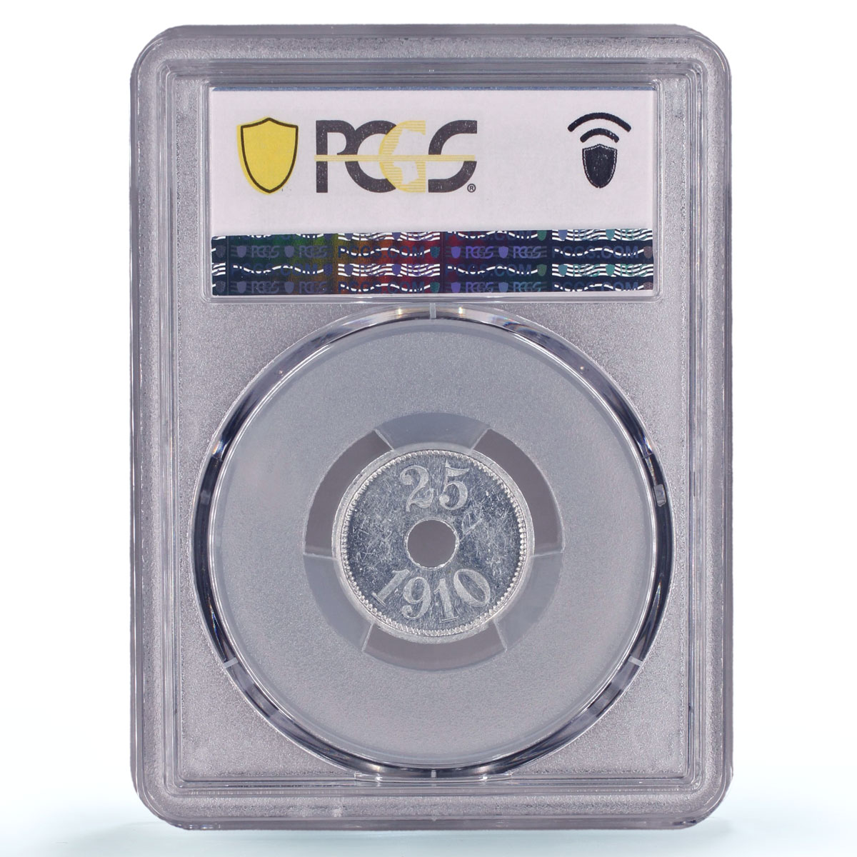 Denmark Greenland 25 ore Thule-Kap York KM-Tn6 MS62 PCGS aluminum coin 1910
