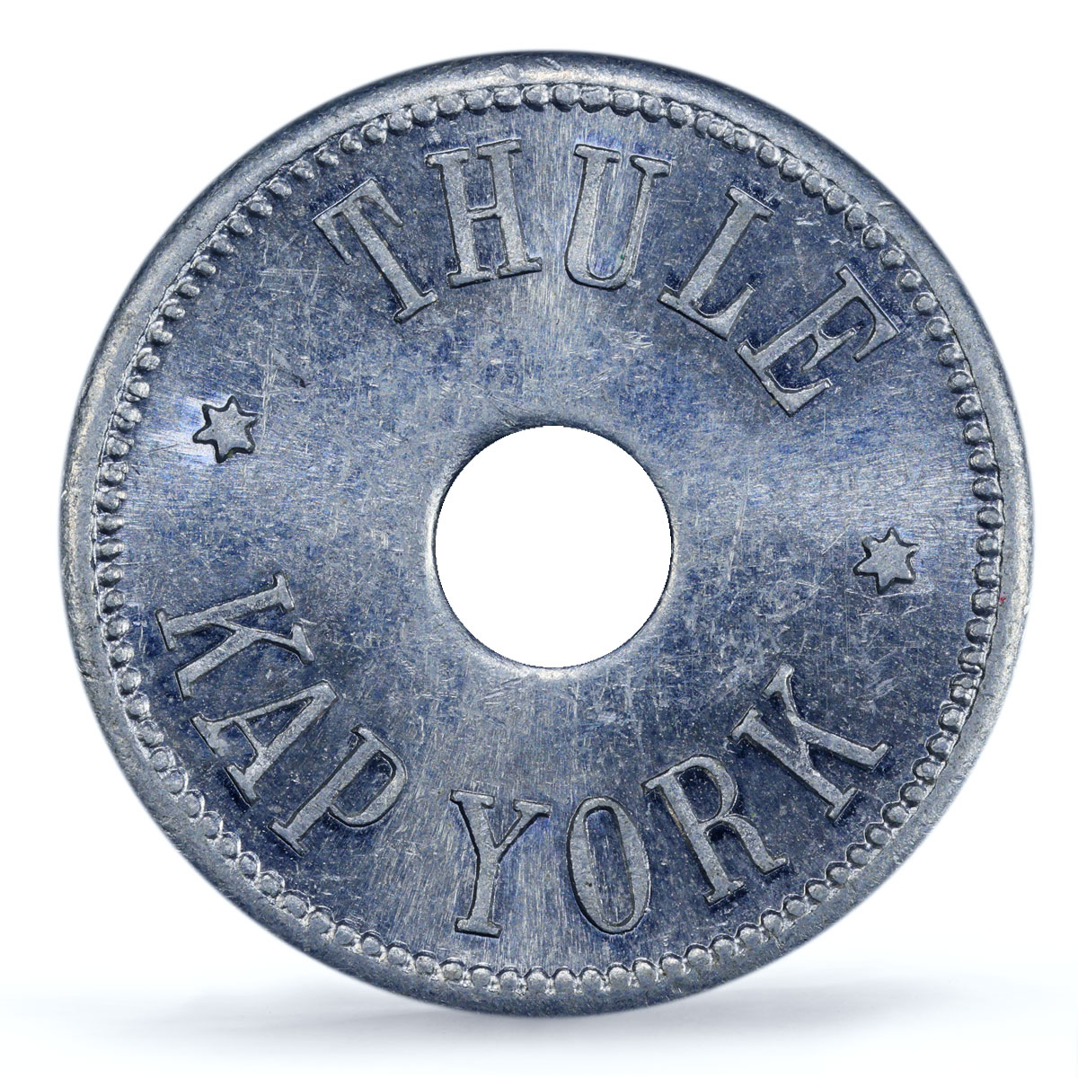 Denmark Greenland 25 ore Thule-Kap York KM-Tn6 MS62 PCGS aluminum coin 1910
