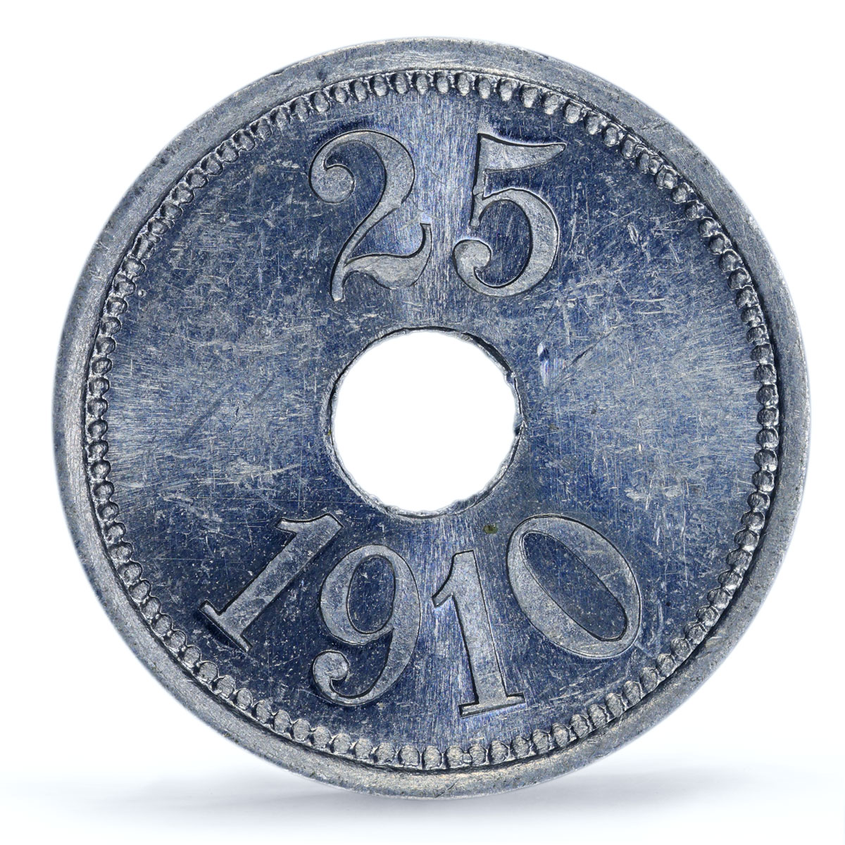 Denmark Greenland 25 ore Thule-Kap York KM-Tn6 MS62 PCGS aluminum coin 1910