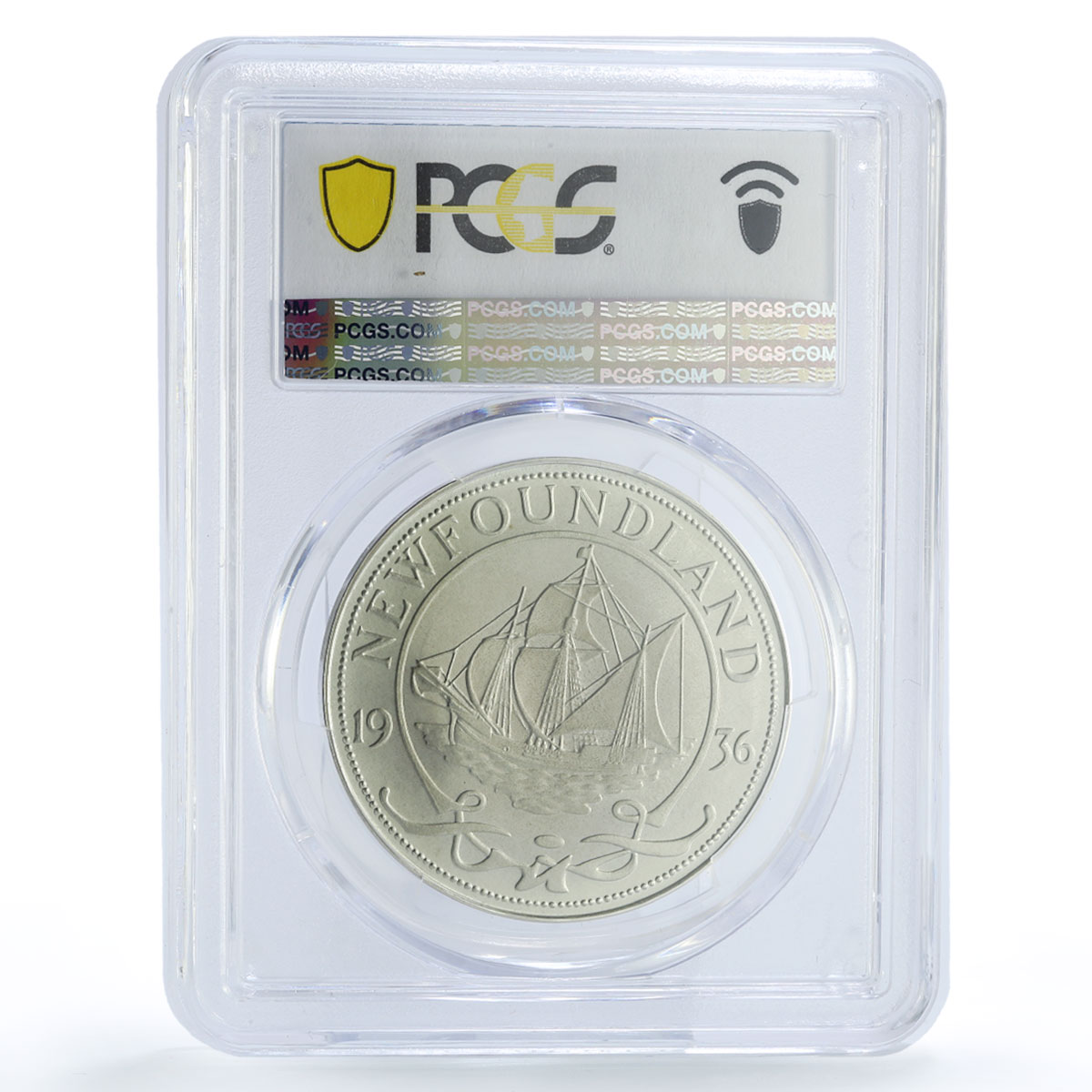 Canada NFLD King Edward VIII Crown Hearn Patterns 1936 PR66 PCGS Ag medal 1984