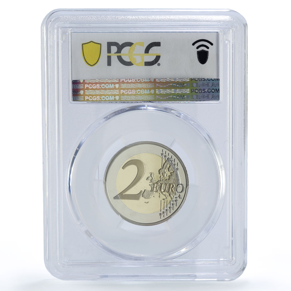 France 2 euro Paris Olympic Games Eiffel Tower PR70 PCGS bimetal coin 2024