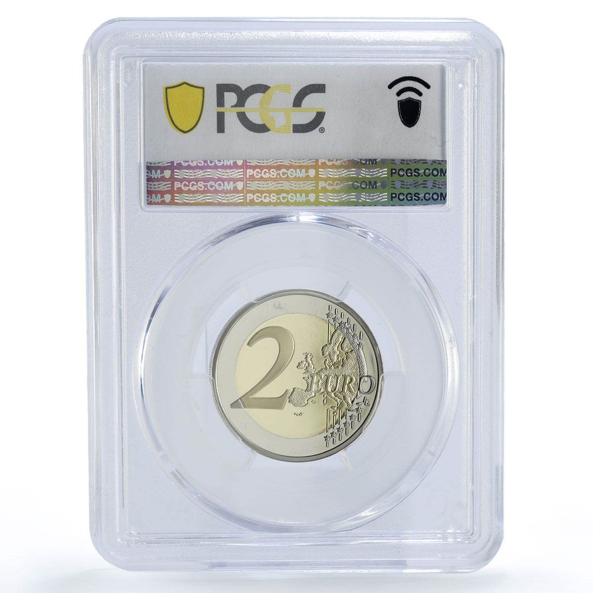 France 2 euro Paris Olympic Games Eiffel Tower PR70 PCGS bimetal coin 2024