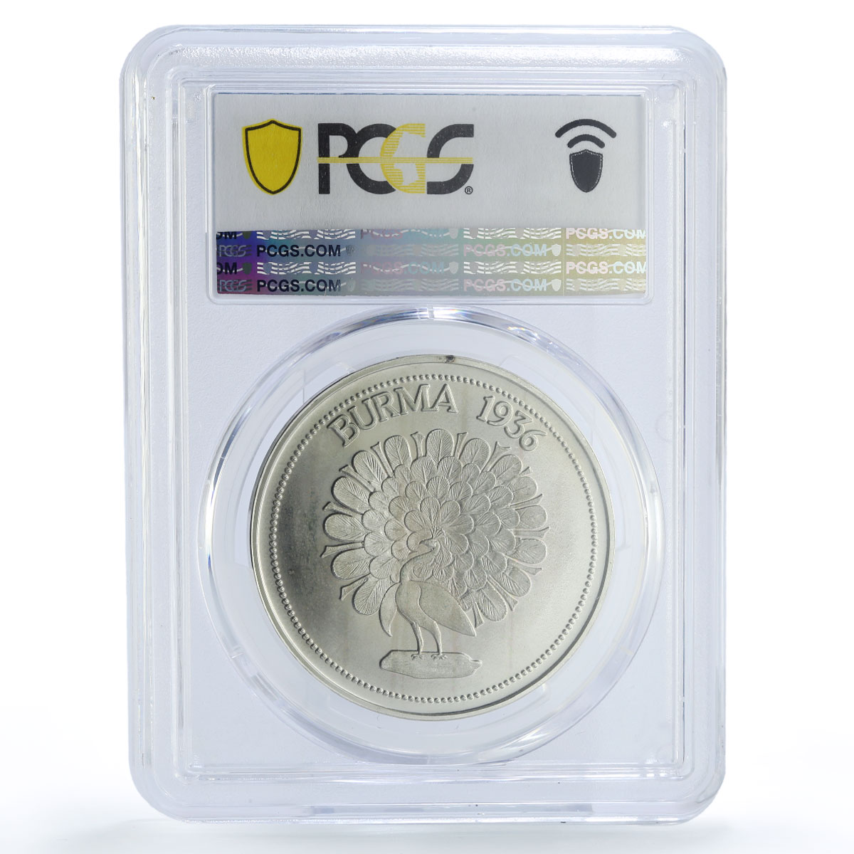 Burma King Edward VIII Crown Hearn Patterns 1936 PR67 PCGS silver medal 1984