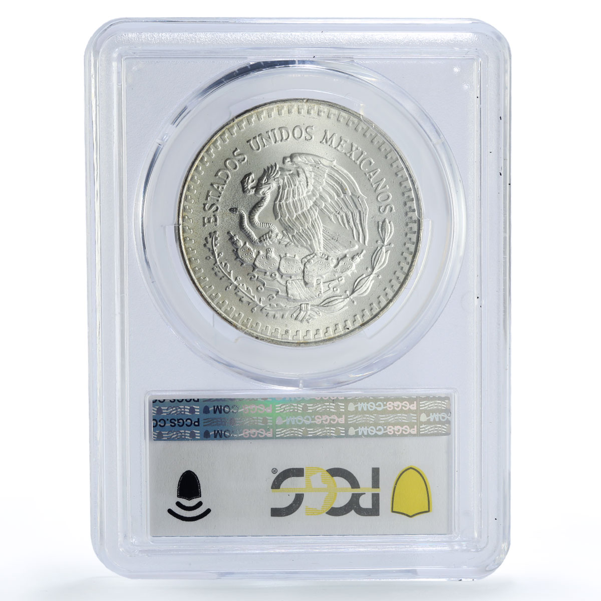 Mexico 1 onza Libertad Angel of Independence MS67 PCGS silver coin 1985
