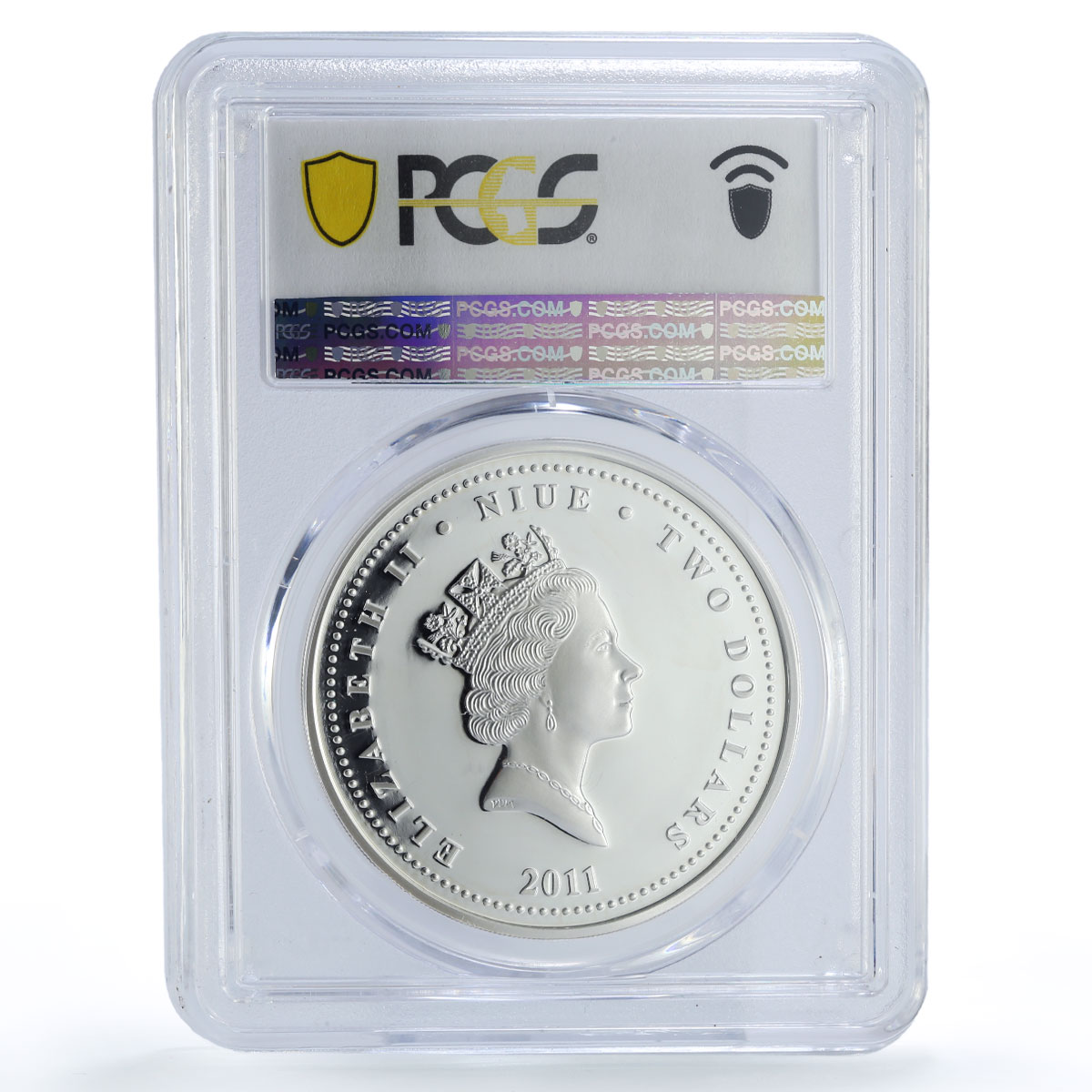 Niue 2 dollars Air Legends B 52 Bomber Plane Aviation PR69 PCGS silver coin 2011
