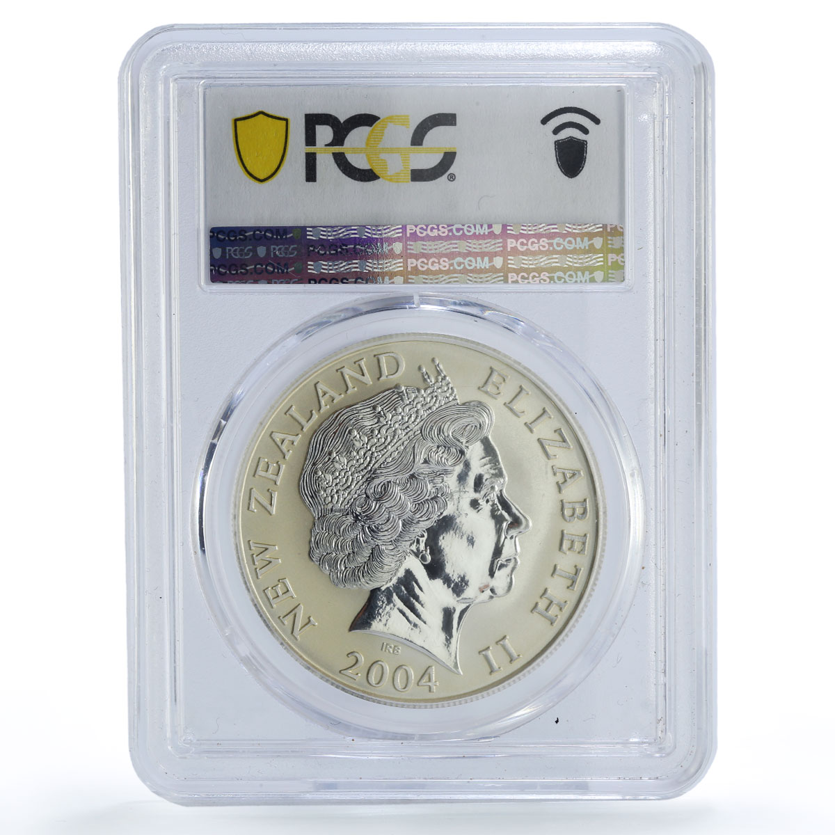 New Zealand 1 dollar Little Spotted Kiwi Bird Fauna MS69 PCGS silver coin 2004