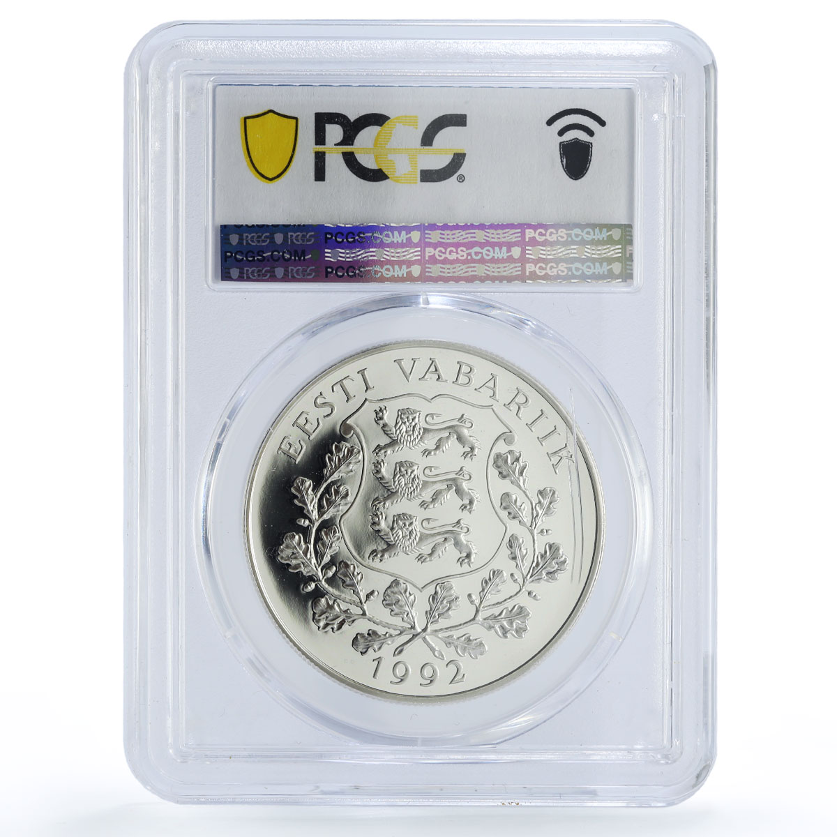 Estonia 10 krooni Barcelona Olympic Games Sailboats PR69 PCGS silver coin 1992