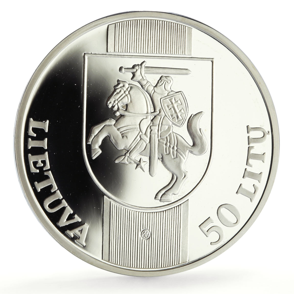 Lithuania 50 litu Sydney Olympic Games Discus Throw proof silver coin 2000