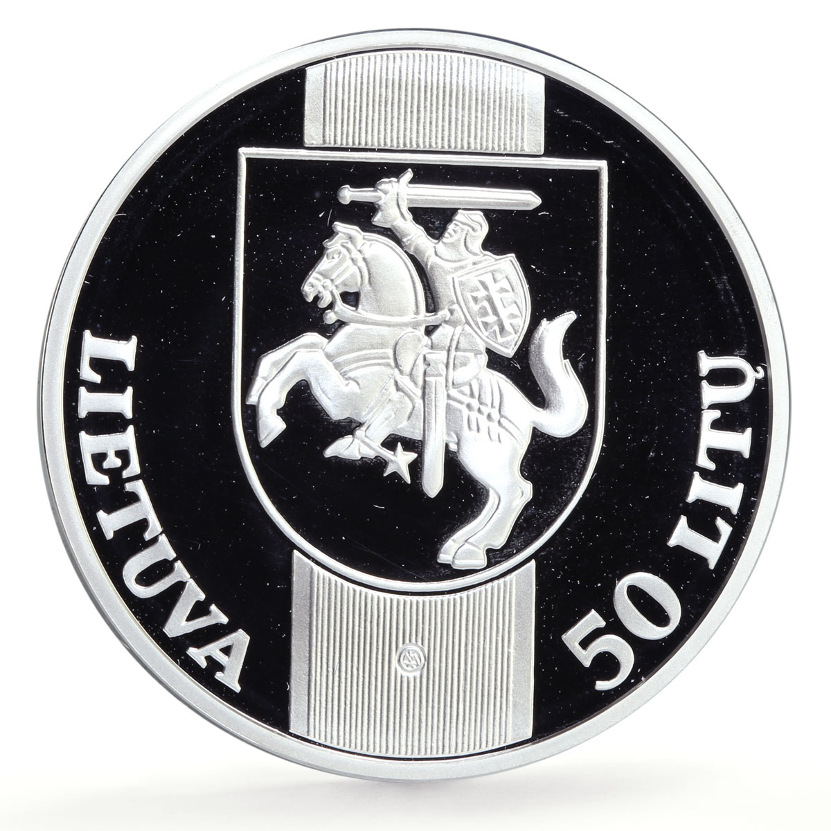 Lithuania 50 litu Sydney Olympic Games Discus Throw proof silver coin 2000
