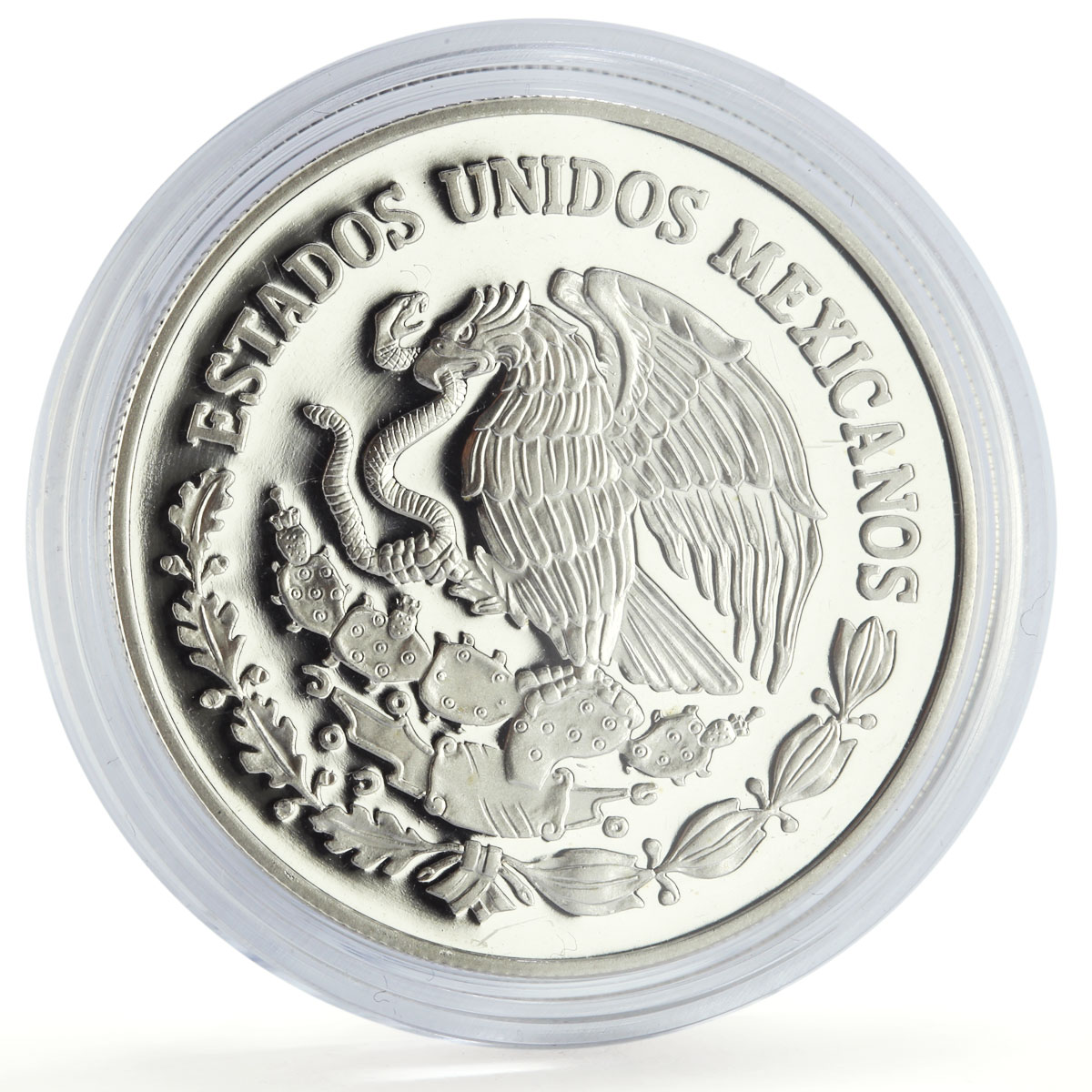 Mexico 100 pesos United Nations UNEP Vaquita Porpoise proof silver coin 1992