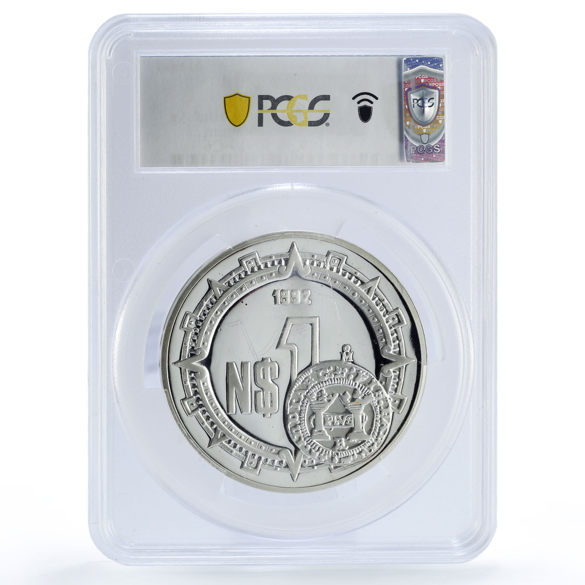 Mexico City Mint 460th Anniversary Peso Design SP68 PCGS 5 oz silver medal 1995