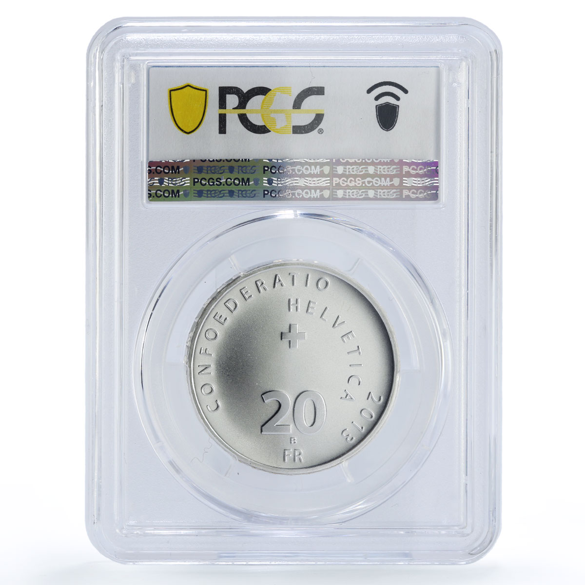 Switzerland 20 francs Wrestling Schwingen Sports MS69 PCGS silver coin 2013