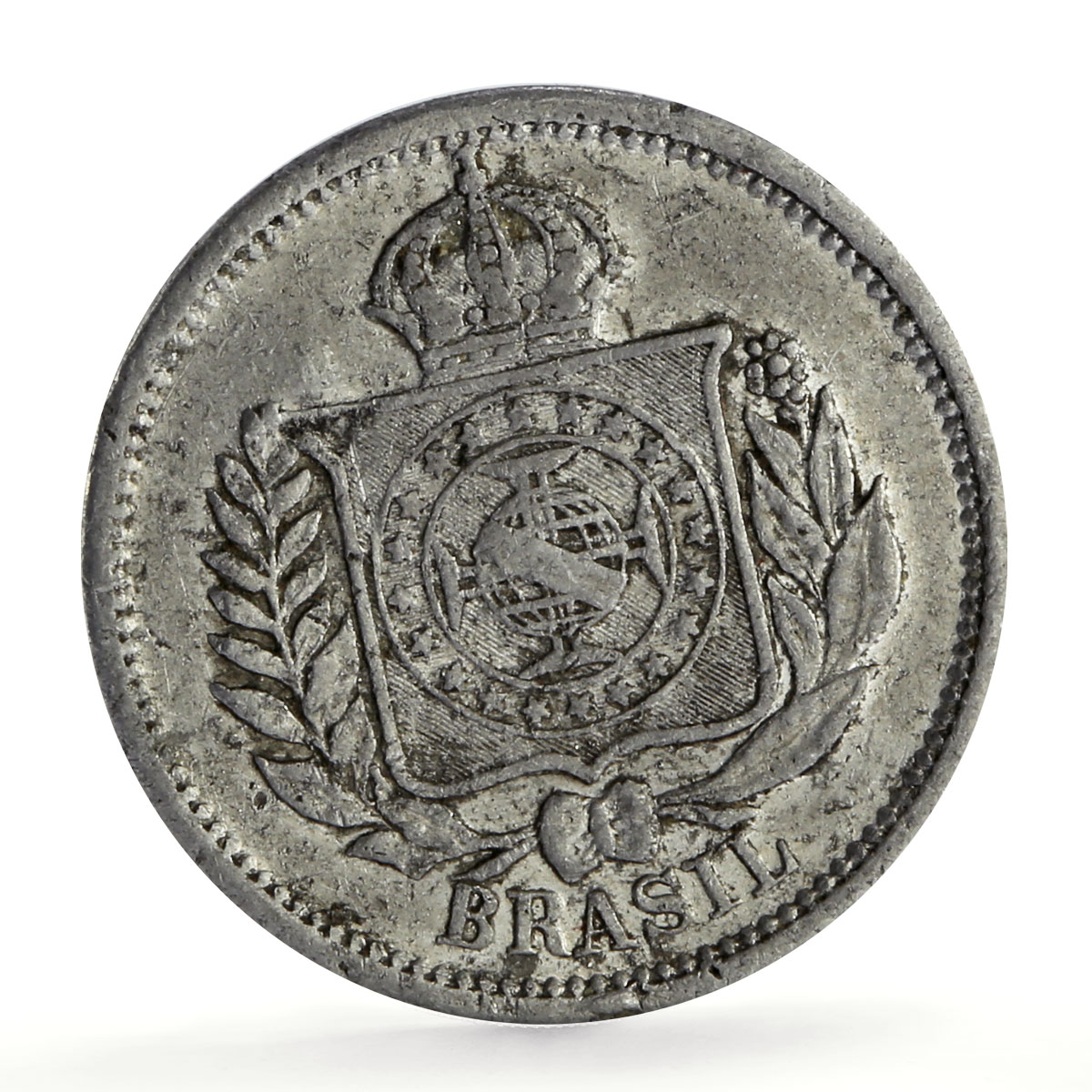 Chile Mint Hernandez y Bumiller Brazil Arms Rulau aluminum token 1903 - 1914