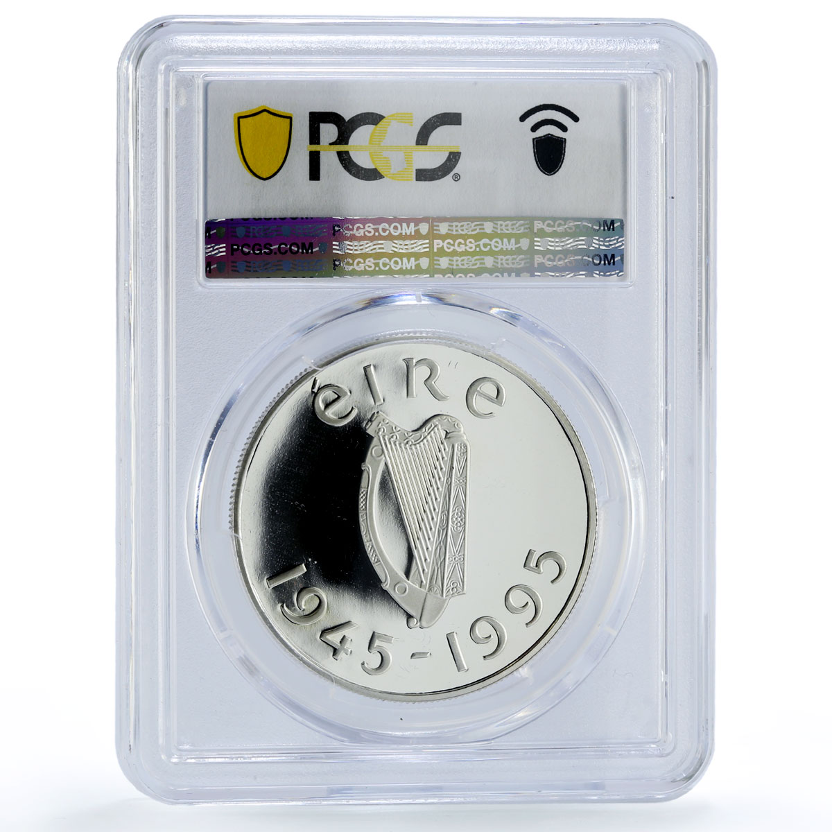 Ireland 1 pound punt United Nations UN Logo Dove PR69 PCGS silver coin 1995