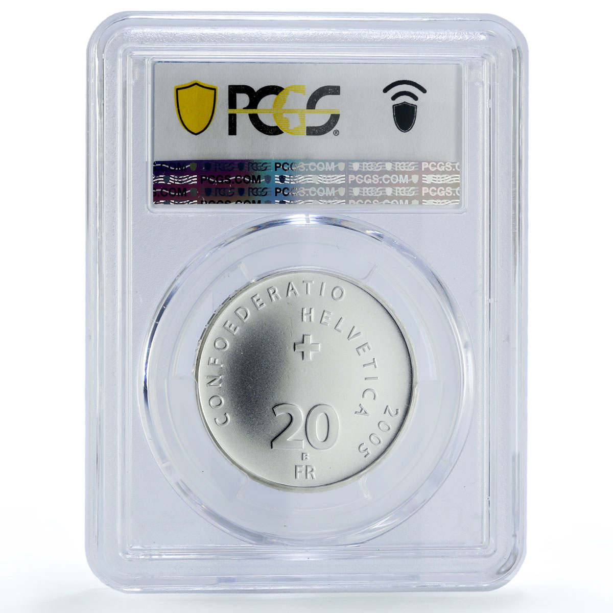 Switzerland 20 francs Geneva Motor Show Automobiles MS70 PCGS silver coin 2005