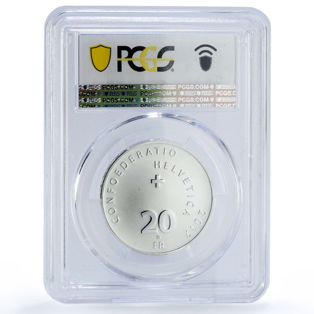 Switzerland 20 francs Reformation Calvin Zwingli MS70 PCGS silver coin 2017
