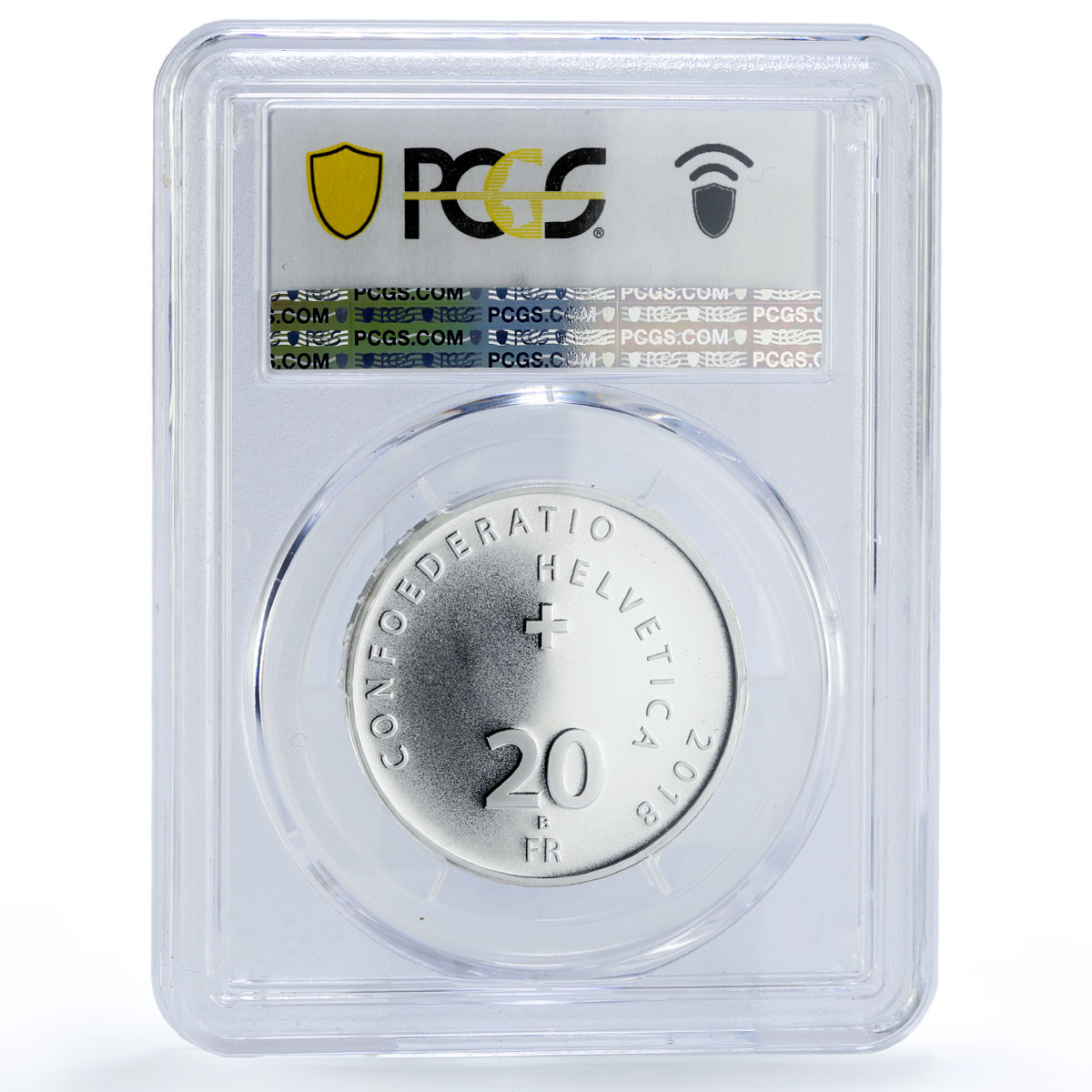 Switzerland 20 francs Swiss Army Knife Victorinox MS69 PCGS silver coin 2018