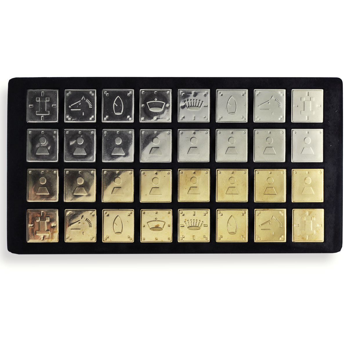 Andorra 1 diner x 32 Set Chess Kramnik Signature BU nickel brass coins 2006 Andorra 1 diner x 32 Set Chess Kramnik Signature BU nickel brass coins 2006