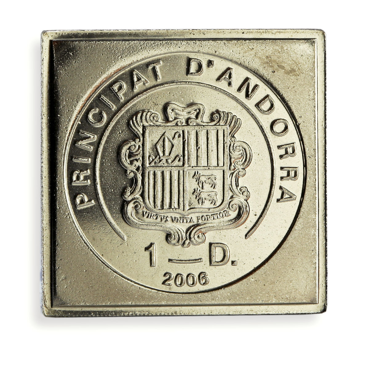 Andorra 1 diner x 32 Set Chess Kramnik Signature BU nickel brass coins 2006 Andorra 1 diner x 32 Set Chess Kramnik Signature BU nickel brass coins 2006