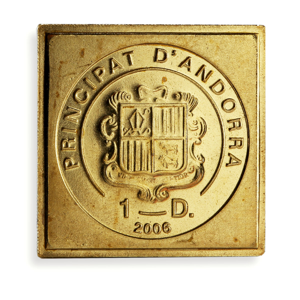 Andorra 1 diner x 32 Set Chess Kramnik Signature BU nickel brass coins 2006