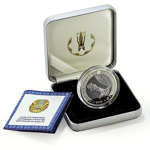Kazakhstan 500 tenge Soyuz Apollo Mission Space proof silver coin 2009