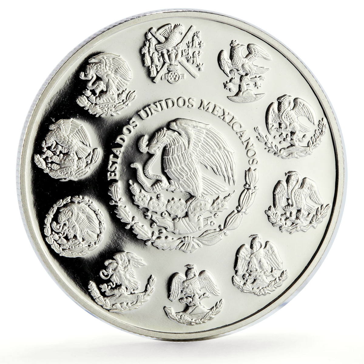 Mexico 1 onza Libertad Angel of Independence proof silver coin 2009